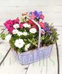 Summer lilac basket
