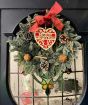 Decorated Natural Spruce Wreath    