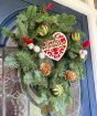 Decorated Natural Spruce Wreath    