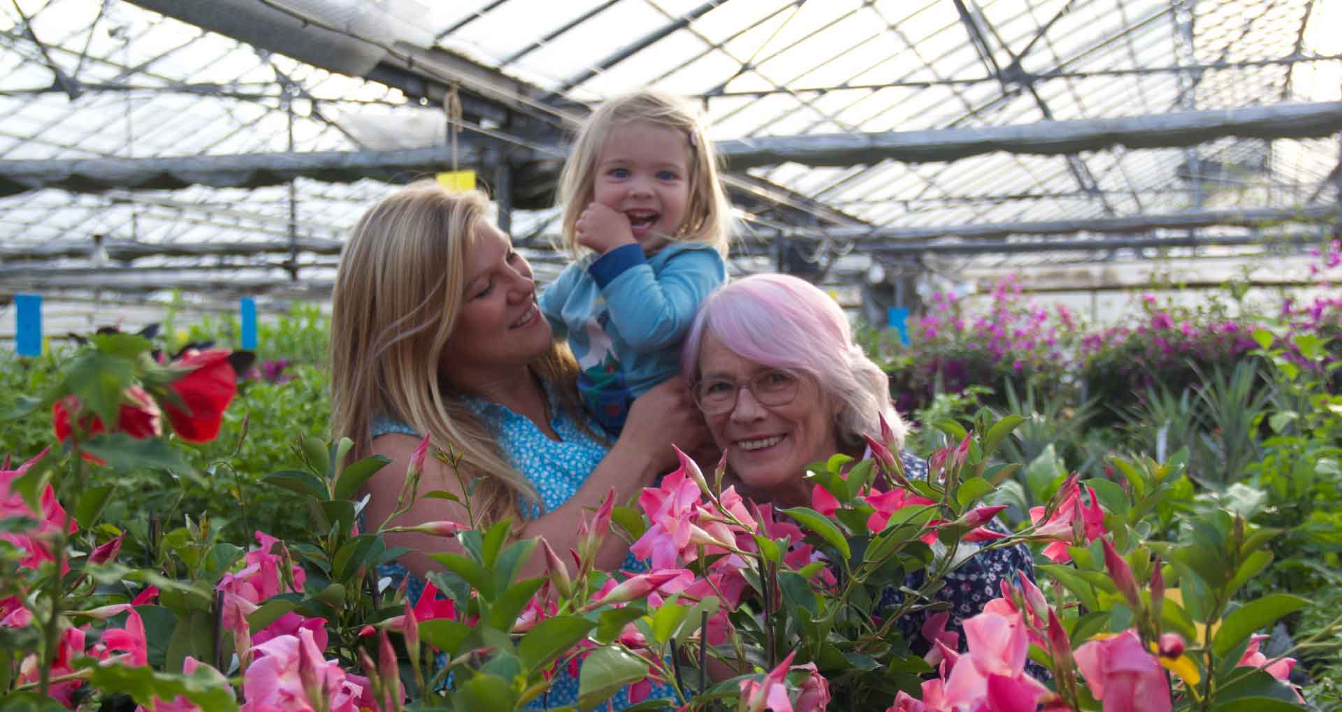 Emily, Lucy and Isobel in the nursery together