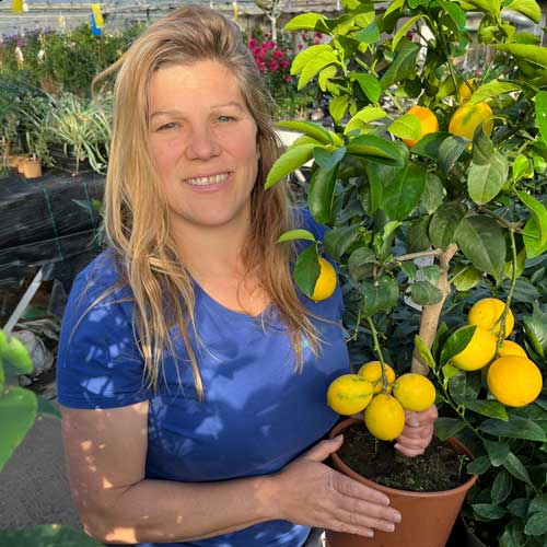 Emily Picking Plants