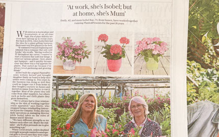 Plants4Presents Telegraph Article