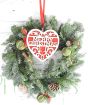 Natural Merry Christmas Wreath